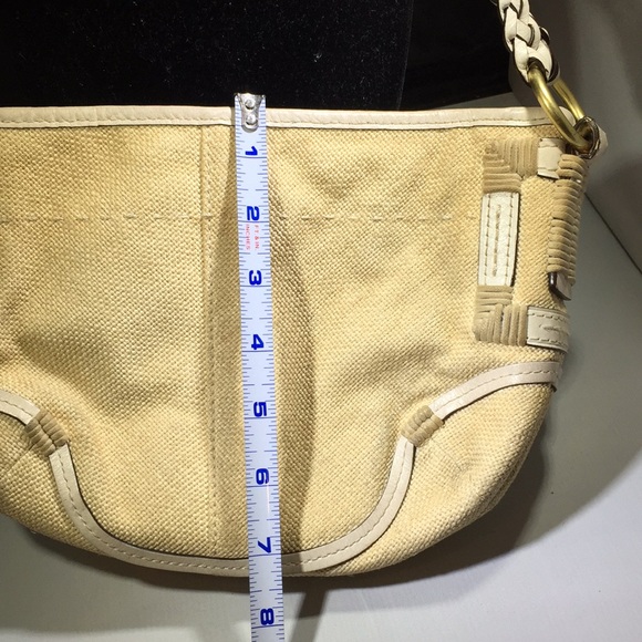 Little coach bag! Light antiquing on exterior! - Picture 3 of 5